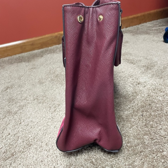 EMMA & SOPHIA PRINTED SAFFIANO LEATHER ELIZABETH TOTE. BRAND NEW. - Picture 4 of 9